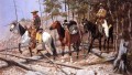 Prospecting for Cattle Range Frederic Remington cowboy